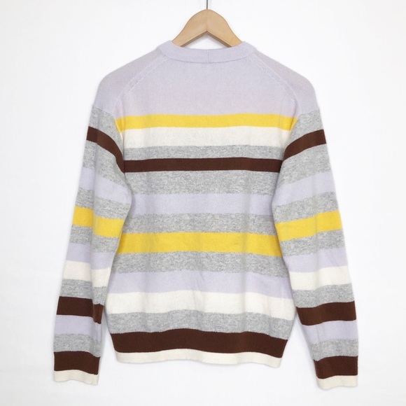 Lafayette 148 NYC nautical, striped, cashmere, pull over sweaters - Picture 2 of 13